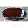 Modern Resin Coated MDF round table top for indoor use